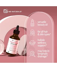 M3 Black Castor Oil Liquid, 4oz