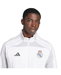 Adidas Men's White Real Madrid Urban Purist Full-Zip Track Jacket