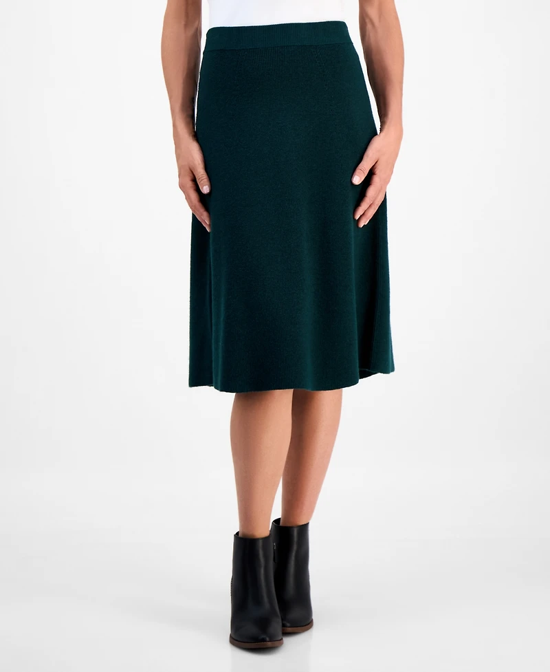 Style & Co Petite Ribbed Sweater Skirt, Macy's Exclusive