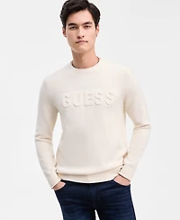 Guess Men's 3D Logo Crewneck Sweater