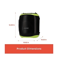 RadioShack Portable Bluetooth Karaoke Speaker, 120W, 2 Microphones Included 4001788