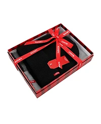 Levi's Men's 2-Piece Waffle Knit Beanie and Scarf Gift Set