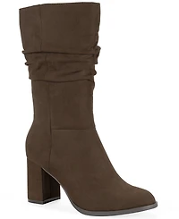 Style & Co Women's Reneee Scrunch Mid Shaft Boots, Macy's Exclusive