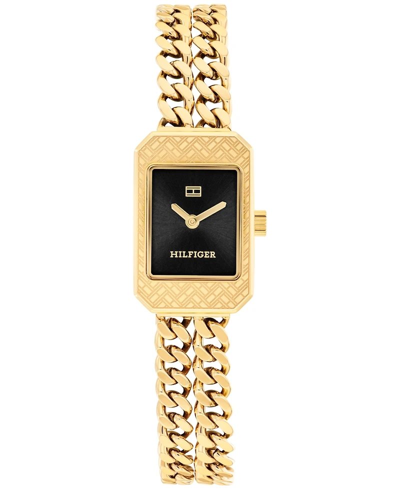 Tommy Hilfiger Women's Quartz Gold Tone Stainless Steel Bracelet Watch, 16mm