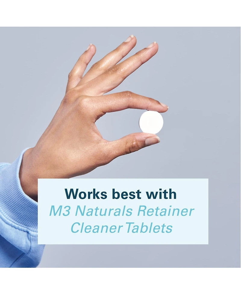 M3 Denture Bath Case | Retainer Case, Denture Case, Denture Cleaner Cup
