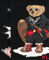 Polo Ralph Lauren Men's Holiday Bear Intarsia Scarf