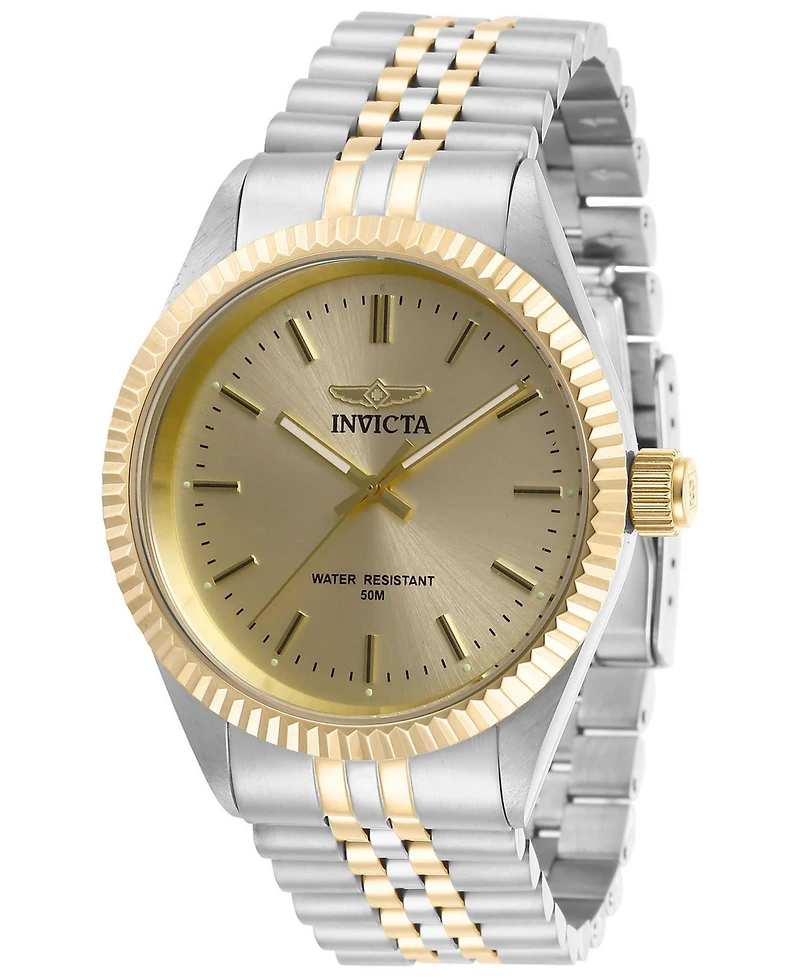 Invicta Men's 29382 Specialty Quartz Chronograph Champagne Dial Watch