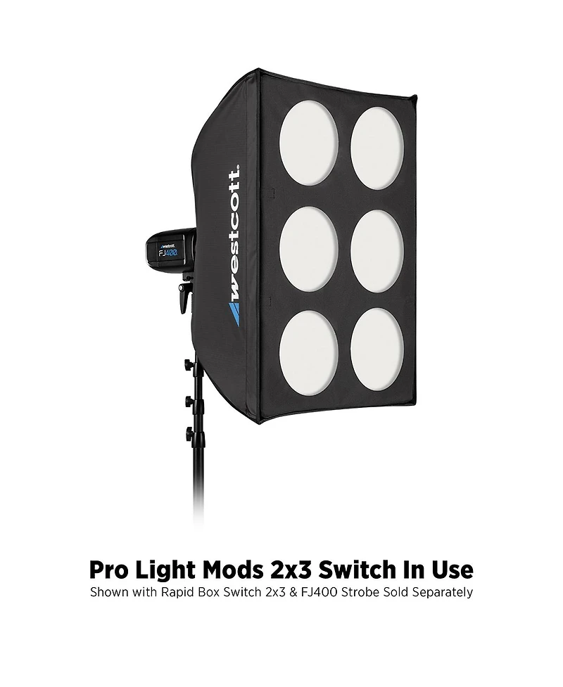 Westcott Pro Light Mods for 2x3' Rapid Box Switch