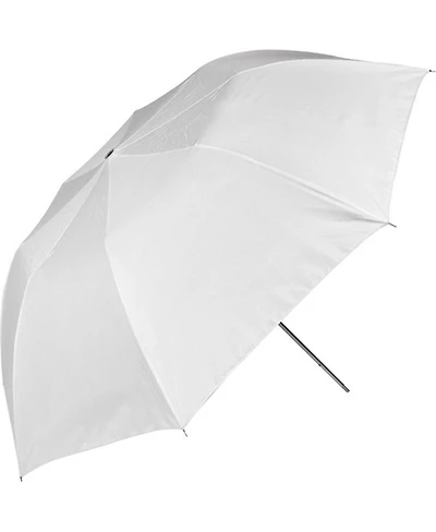 Westcott 43"; Optical White Satin Collapsible Umbrella