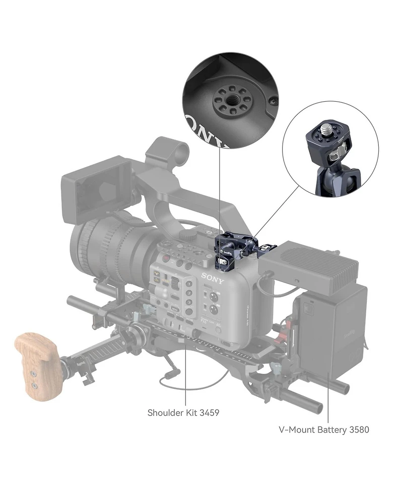 SmallRig Magic Arm for Sony FX6 / FS5 / FS5 Ii