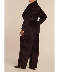 Eloquii Women's Corduroy Jumpsuit