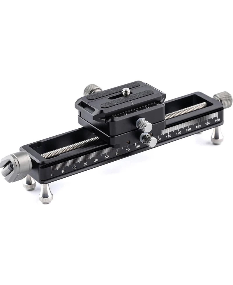 NiSi Close Up Lens Kit Nc 77mm with 67 & 72mm Adapters with NiSi Nm-180 Macro Focusing Rail with 360 Degree Rotating Clamp