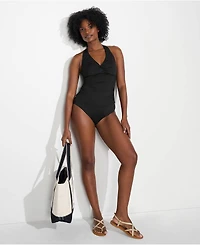 Lands' End Women's Twist Halter Tankini Top