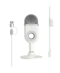 SmallRig simorr Wave U1 Usb Condenser Microphone (White)