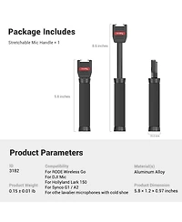SmallRig 3182 Rode Wireless Go Handle for Interview Using