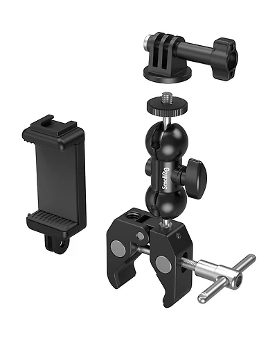 SmallRig Crab-Shaped Super Clamp with Ball Head Magic Arm