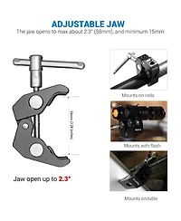 SmallRig Super Clamp with 1/4" and 3/8" Thread, 2-Pack