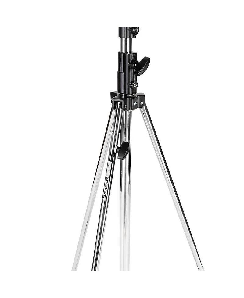 Manfrotto 12.5' Tall Cine Stand with Leveling Leg, Silver