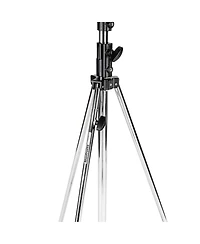 Manfrotto 12.5' Tall Cine Stand with Leveling Leg, Silver