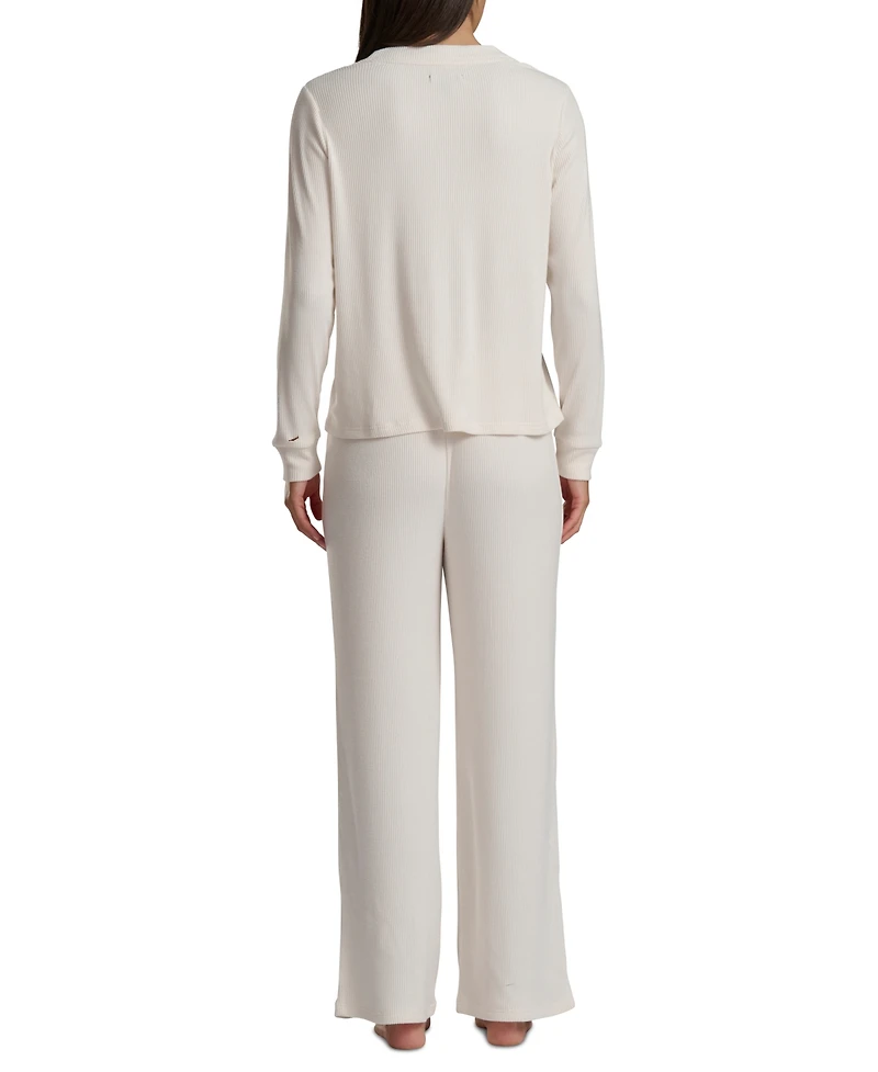 Tommy Hilfiger Women's 2-Piece Long Sleeve Cardigan and Pants Set
