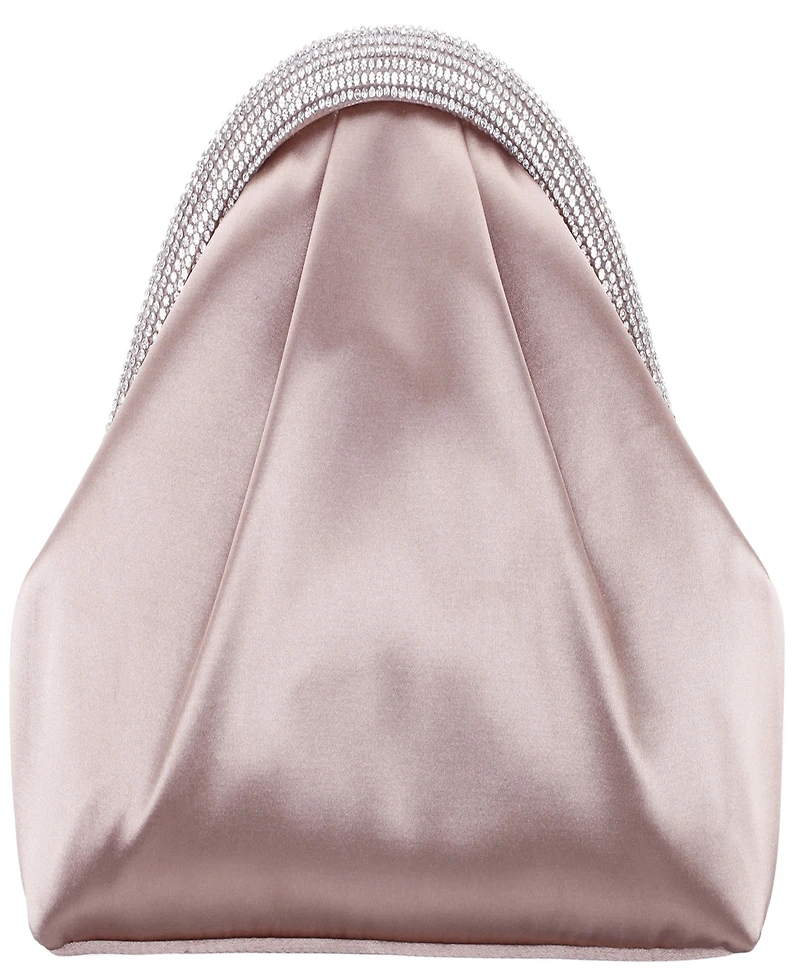 Nina Crystal Trim Magnetic Snap Frame Clutch
