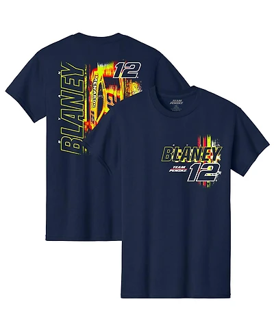 Team Penske Men's Navy Ryan Blaney Menards Car T-Shirt