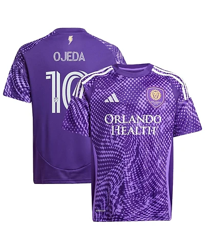 Adidas Big Boys and Girls Martin Ojeda Purple Orlando City Sc 2025 Perfect Storm Replica Player Jersey