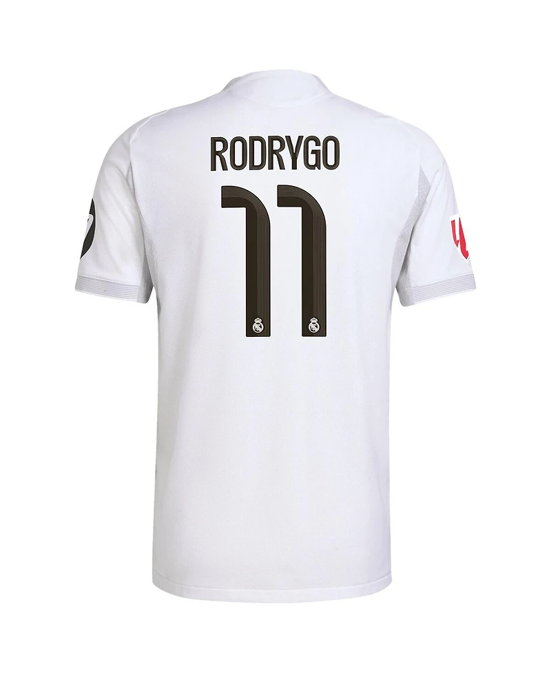 Adidas Men's Rodrygo White Real Madrid 2025/26 Home Authentic Jersey