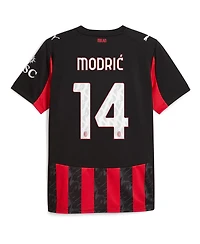 Puma Men's Luka Modric Red Ac Milan 2025/26 Home Replica Jersey
