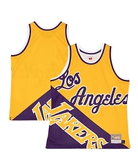 Mitchell & Ness Men's Gold Los Angeles Lakers Big Face 5.0 Fashion Tank Top