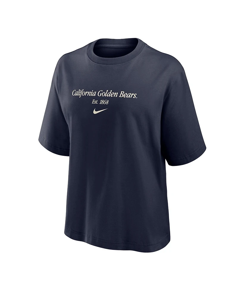 Nike Women's Navy Cal Bears Boxy T-Shirt