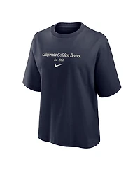 Nike Women's Navy Cal Bears Boxy T-Shirt