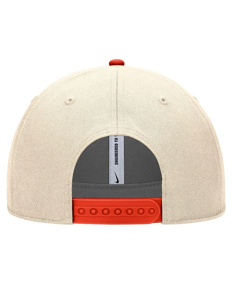 Nike Men's Natural Oklahoma State Cowboys Rise Adjustable Hat
