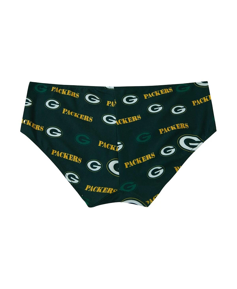 Concepts Sport Women's Green Bay Packers Mosaic Allover Print Knit Panty