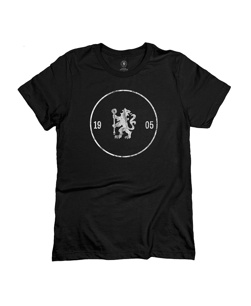 1863FC Men's Black Chelsea Heritage Circle T-Shirt