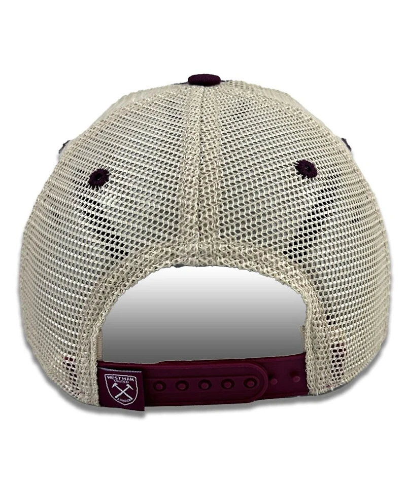 1863FC Men's Claret West Ham United Trucker Adjustable Hat