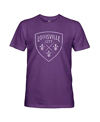 1863FC Men's Purple Louisville City Fc Mono Badge T-Shirt