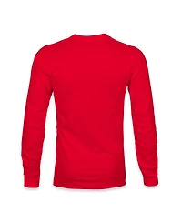 1863FC Men's Red Atletico de Madrid Color Badge Long Sleeve T-Shirt