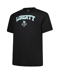 Fanatics Men's Black New York Liberty Big Tall Arch Logo T-Shirt