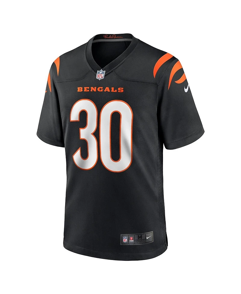 Nike Men's Chase Brown Black Cincinnati Bengals Team Game Jersey
