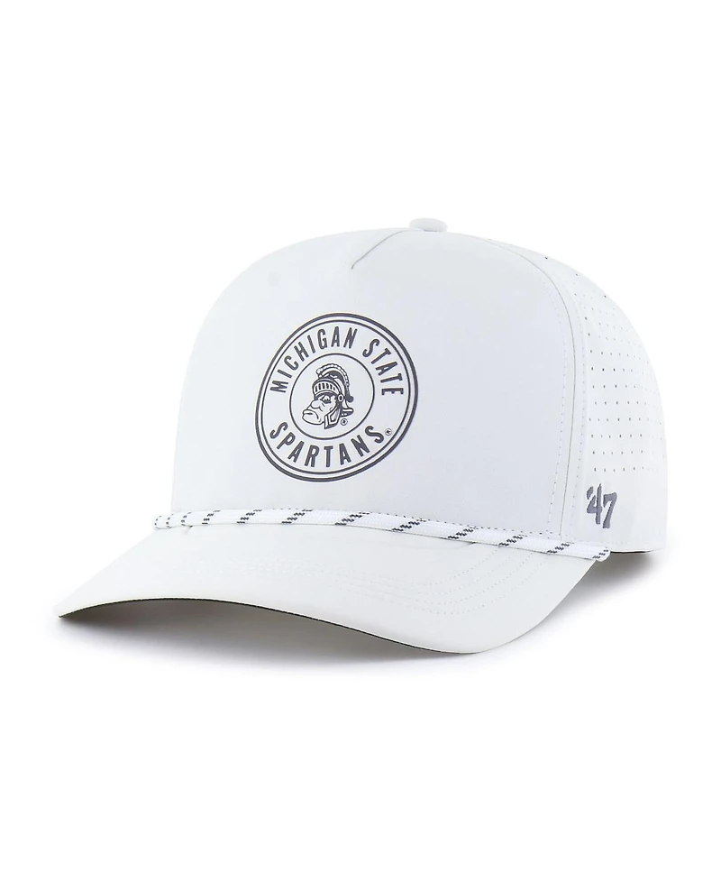 '47 Brand Men's White Michigan State Spartans Forward Collection Loop Hitch Adjustable Hat
