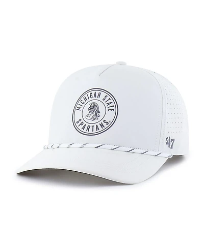 '47 Brand Men's White Michigan State Spartans Forward Collection Loop Hitch Adjustable Hat