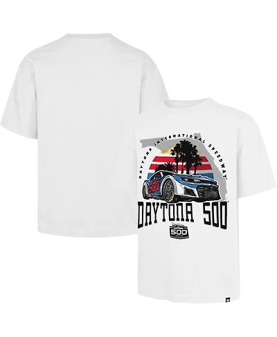 '47 Brand Men's White 2025 Daytona 500 Foundation T-Shirt