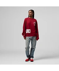 Mitchell & Ness Women's Burgundy Philadelphia Phillies Crewneck Sweatshirt