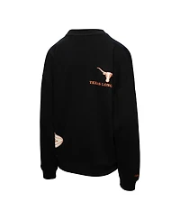 Mitchell & Ness Women's Black Texas Longhorns Multi-Hit Sweatshirt