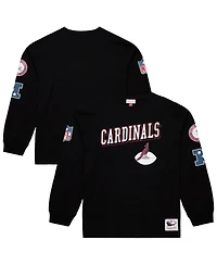 Mitchell & Ness Men's Black Arizona Cardinals Training Camp Logos Long Sleeve T-Shirt