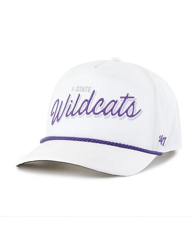 '47 Brand Men's White Kansas State Wildcats Fairway Hitch Adjustable Hat