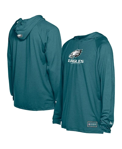 New Era Men's Midnight Green Philadelphia Eagles Functional Fandom Hoodie