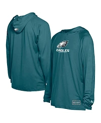 New Era Men's Midnight Green Philadelphia Eagles Functional Fandom Hoodie