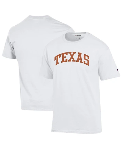 Champion Men's White Texas Longhorns Basic Arch T-Shirt